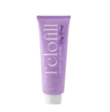 Telofill Very Berry Body Scrub formulated to gently exfoliate and leave skin feeling soft, smooth, and refreshed.