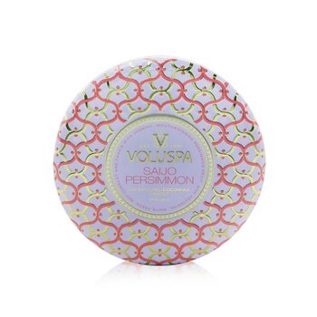 3 Wick Decorative Tin Candle - Saijo Persimmon - 8COM STORES