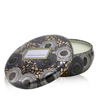 3 Wick Decorative Tin Candle - Yashioka Gardenia - 8COM STORES