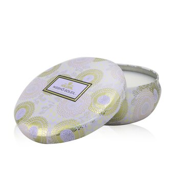 3 Wick Decorative Tin Candle - Nissho Soleil - 8COM STORES