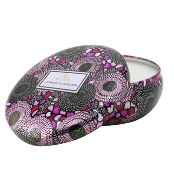 3 Wick Decorative Tin Candle - Japanese Plum Bloom - 8COM STORES
