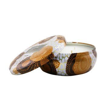 3 Wick Decorative Tin Candle - Spiced Pumpkin Latte - 8COM STORES