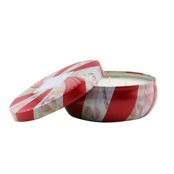 3 Wick Decorative Tin Candle - Crushed Candy Cane - 8COM STORES