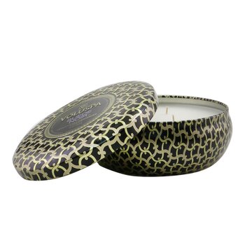 3 Wick Decorative Tin Candle - Suede Noir - 8COM STORES