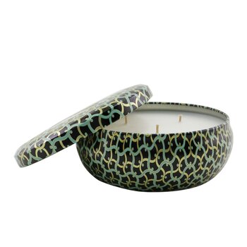 3 Wick Decorative Tin Candle - French Linen - 8COM STORES