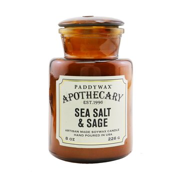 Apothecary Candle - Sea Salt &amp; Sage - 8COM STORES
