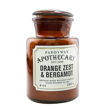 Apothecary Candle - Orange Zest &amp; Bergamot - 8COM STORES