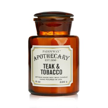Apothecary Candle - Teak &amp; Tobacco - 8COM STORES