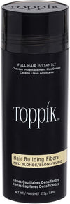 Toppik Hair Building Fibres Powder, Medium Blonde - for A Thicker-looking Hairline, Crown and Beard, Instant Thinning Concealer for Men and Women