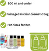 Travel Size Toiletries Set for Women & Men - Essential Toiletry Kit for Travel, Hospital, Over Night Stay, Unisex Quality Personal Care